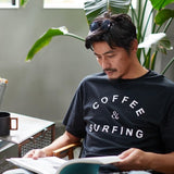 COFFEE & SURFING TEE [BLACK]