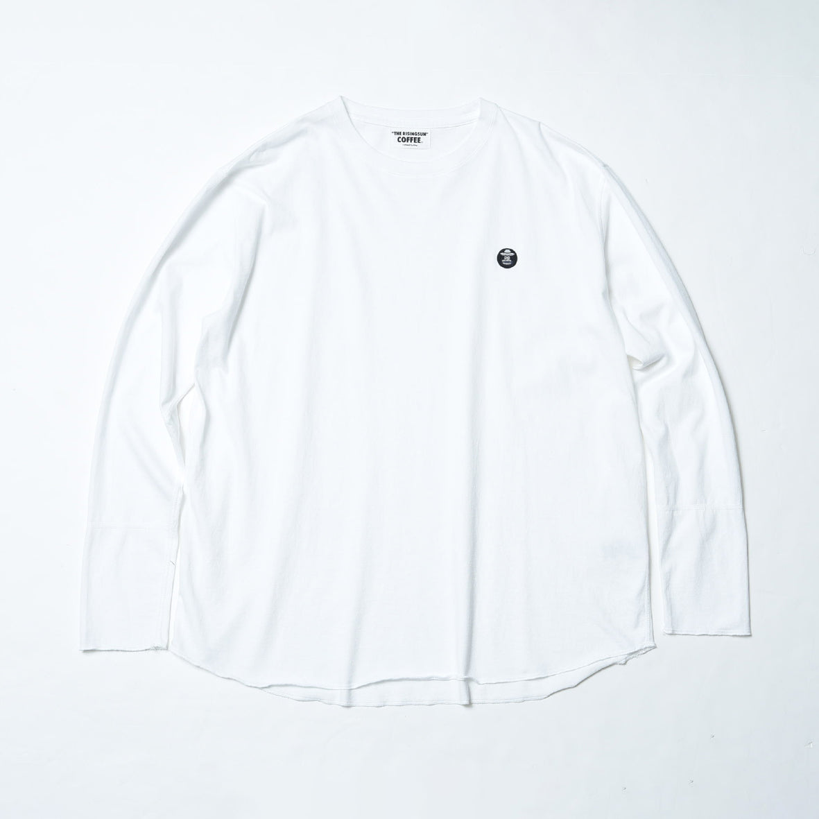 ロックくん L/S Tee（ホワイト／ブラック）