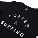 COFFEE & SURFING TEE [BLACK]
