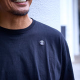 ロックくん L/S Tee（ホワイト／ブラック）