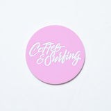 REVERSIBLE RUBBER COASTER [PINK]